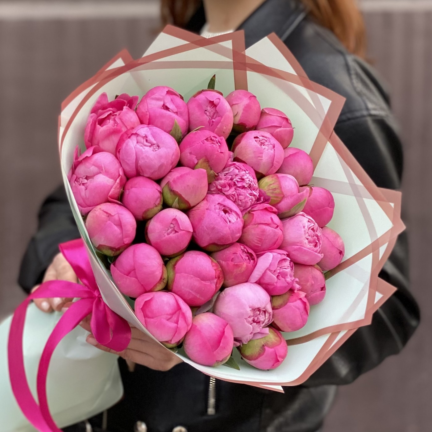 31 розовый пион Флеминг